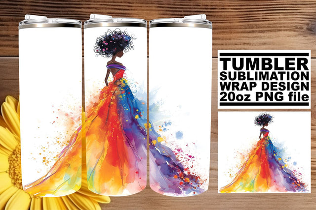 Enchanting Watercolor Wedding Tumbler: Cherished Love 20oz Edition Sublimation afrosvg 