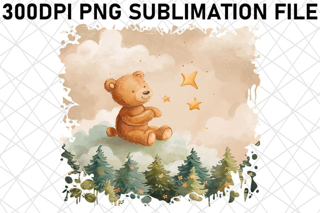 Endearing Bear Sublimation Graphics Set for Crafting Enthusiasts Sublimation afrosvg 