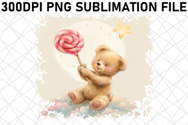 Endearing Teddy Bear Sublimation Graphics Set for Crafting Projects Sublimation afrosvg 