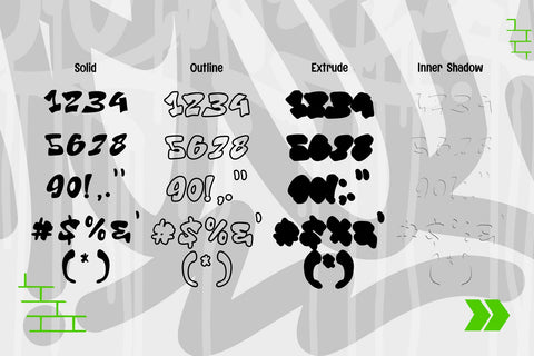 Endless Fusion - 3d Outlined Graffiti Letters Font Mozzatype 