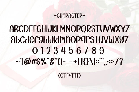 Endless Passion - Valentine Font Font Masyafi Studio 