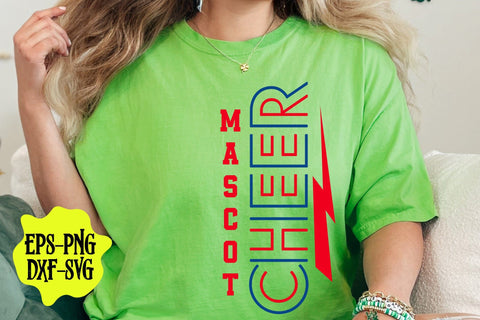 Energetic Cheer SVG Design with Striking Lightning Bolt Svg SVG DesignDestine 