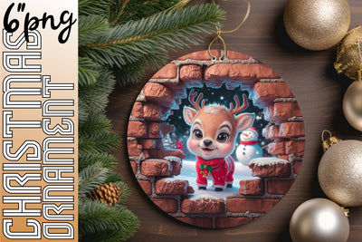 Engaging circle designs for delightful keychains, craft with ease., Xmas Sublimation HoodArtCraft 