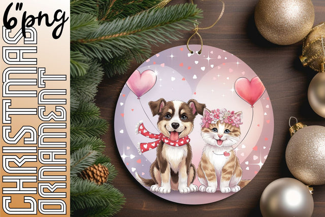 Engaging circle designs for stunning keychains, craft with joy., Valentines Sublimation HoodArtCraft 