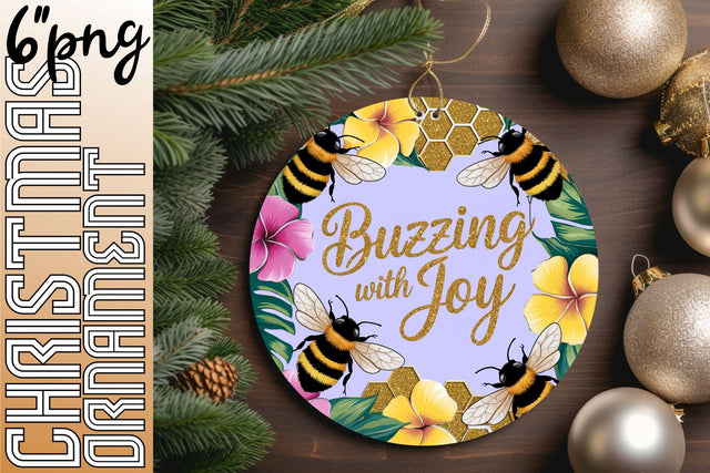 Engaging round designs for captivating keychains, ideal for sublimation., Bee Sublimation HoodArtCraft 