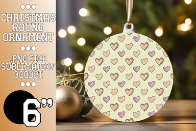 Engaging round templates for beautiful keychains, ignite your creativity., Heart Sublimation HoodArtCraft 