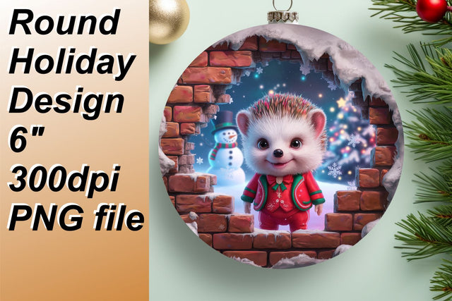 Engaging round templates for beautiful keychains, ignite your creativity., Xmas Sublimation HoodArtCraft 