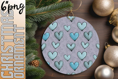 Engaging round templates for stunning keychains, ignite your imagination., Heart Sublimation HoodArtCraft 