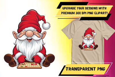 Engaging sublimation art, in PNG format , Gnome Sublimation HoodArtCraft 