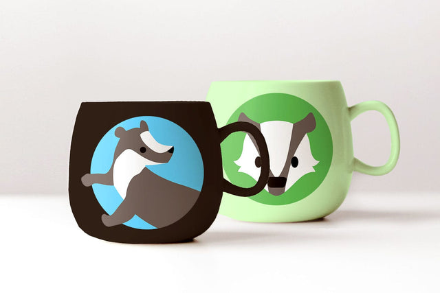 English Badger Circle SVG Duo SVG Risa Rocks It 