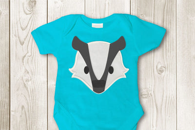 English Badger Face Applique Embroidery Embroidery/Applique DESIGNS Risa Rocks It 