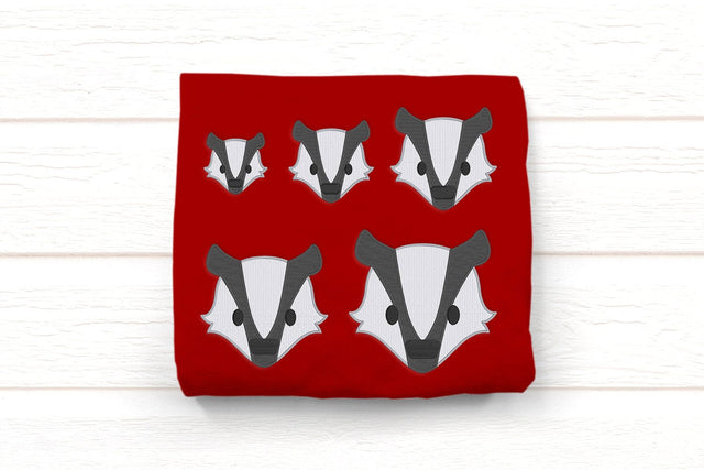 English Badger Face Mini Embroidery Embroidery/Applique DESIGNS Risa Rocks It 