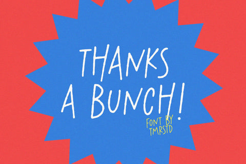 English Speakers - Handwritten Display Font Font Timur type 