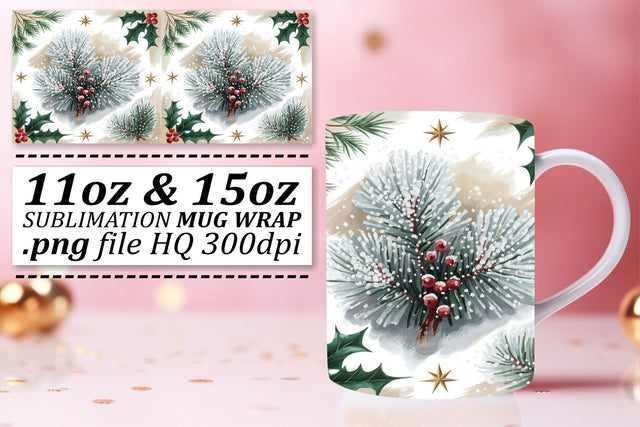 enhance your coffee creations! , Mug wrap PNGs, Christmas Sublimation afrosvg 