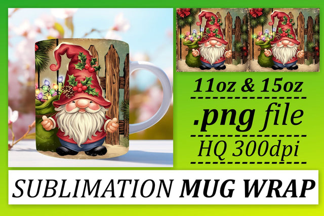 enhance your crafting experience! , Creative mug wraps, Gnomes Sublimation afrosvg 