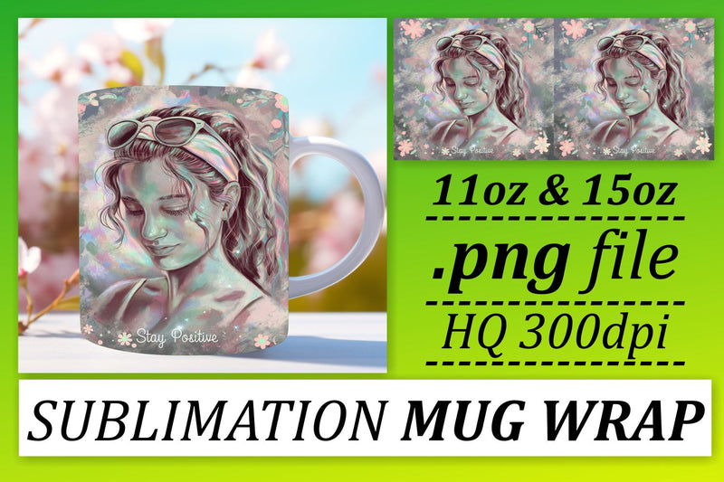 enhance your crafting experience! , Creative mug wraps, Woman Sublimation afrosvg 
