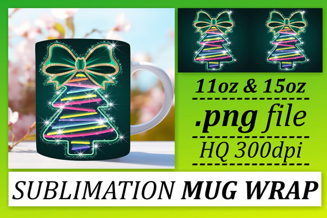 enhance your crafting skills! , Charming PNG templates, Neon Xmas Sublimation afrosvg 