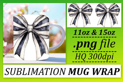 enhance your crafting skills! , Quality mug wrap PNGs, Bow Sublimation afrosvg 