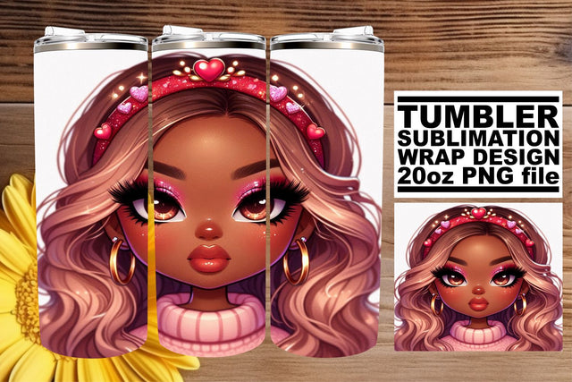enhance your design skills! , Gorgeous tumbler wrap, Love Girl Sublimation afrosvg 