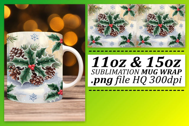enhance your drinkware collection! , Vibrant mug wraps, Christmas Sublimation afrosvg 