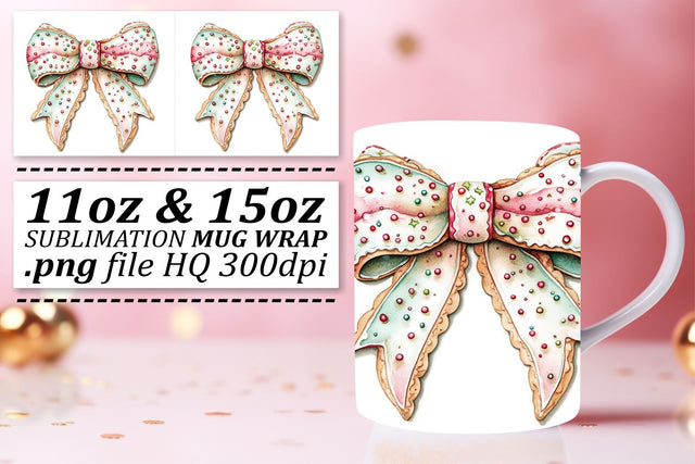 enhance your mug designs! , Sublimation templates, Bow Sublimation afrosvg 