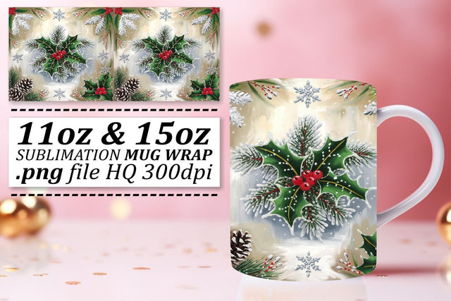 enhance your mug designs! , Sublimation templates, Christmas Sublimation afrosvg 