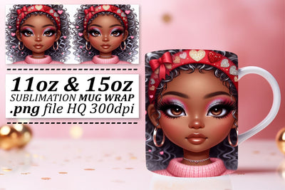 enhance your mug designs! , Sublimation templates, Love Girl Sublimation afrosvg 
