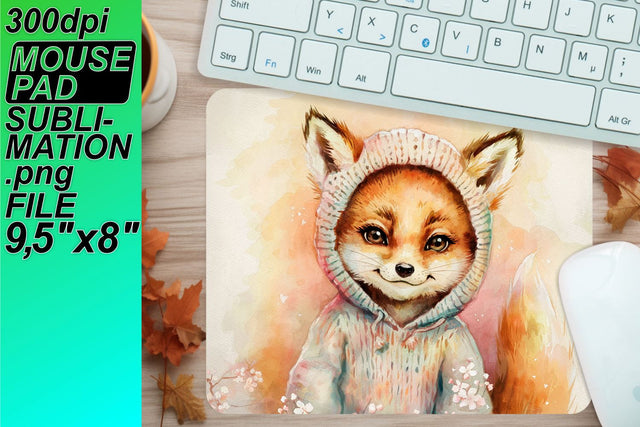 enhance your workspace! , Gorgeous sublimation mouse pad, Animals Sublimation HoodArtCraft 