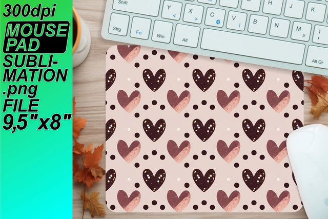 enhance your workspace! , Stunning sublimation mat design, Heart Sublimation HoodArtCraft 