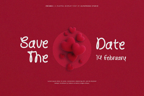 Enigma - Display Font Font Alpaprana Studio 
