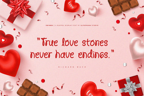 Enigma - Display Font Font Alpaprana Studio 