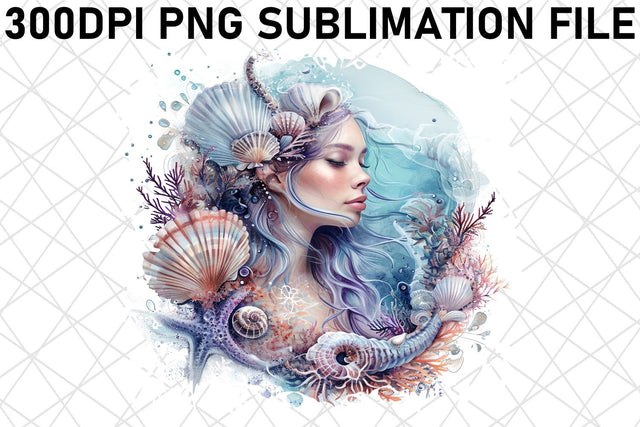 Enigmatic Mermaid Tail Sublimation Graphics Collection Sublimation afrosvg 