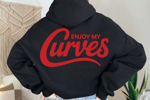 Enjoy My Curves SVG, Funny African American Shirt Svg Black Queen Melanin Svg SVG DesignDestine 