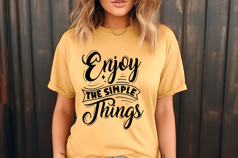 Enjoy simple things svg Design SVG Regulrcrative 