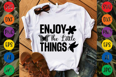 Enjoy The Little Things SVG DESIGN SVG Rafiqul20606 