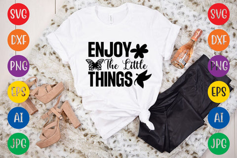 Enjoy The Little Things SVG DESIGN SVG Rafiqul20606 