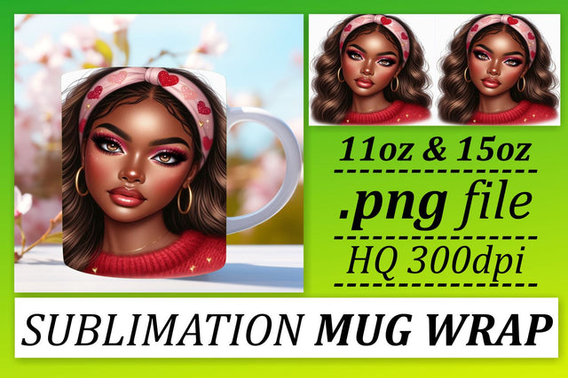 ensure stunning results! , High-resolution PNGs, Love Girl Sublimation afrosvg 