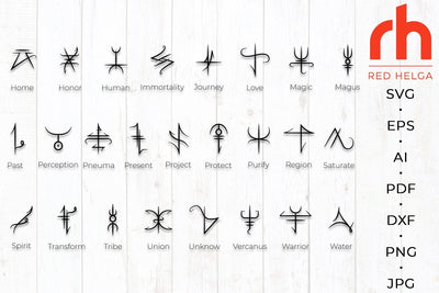 [ENTERPRISE LICENSE] Greek symbols svg - Greek mythology svg - Woman tattoo svg SVG RedHelgaArt 