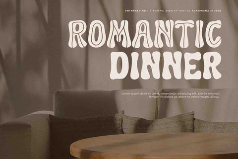 Enthralling - Display Font Font Alpaprana Studio 