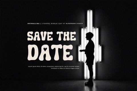 Enthralling - Display Font Font Alpaprana Studio 