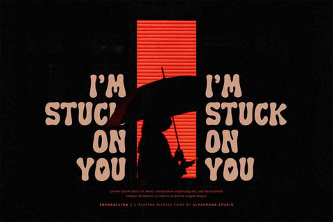 Enthralling - Display Font Font Alpaprana Studio 