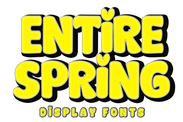 Entire Spring Font Font muhammadzeky 