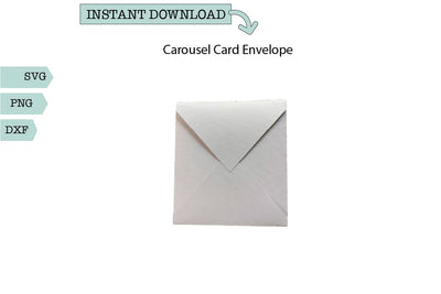 Envelope for the Carousel Horse Card SVG Sharia Morton Designs 
