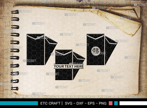 Envelope Monogram, Envelope Silhouette, Envelope SVG, Letter Svg, Mailing Svg, Inbox Svg, Letter Cover Svg, Letter Icon Svg, SB00571 SVG ETC Craft 