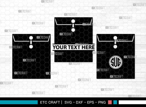 Envelope Monogram, Envelope Silhouette, Envelope SVG, Letter Svg, Mailing Svg, Inbox Svg, Letter Cover Svg, Letter Icon Svg, SB00571 SVG ETC Craft 