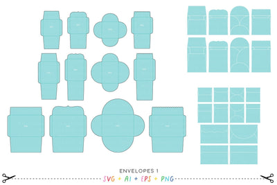 Envelopes 1 SVG SVG Miss Tiina 