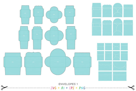 Envelopes 1 SVG SVG Miss Tiina 