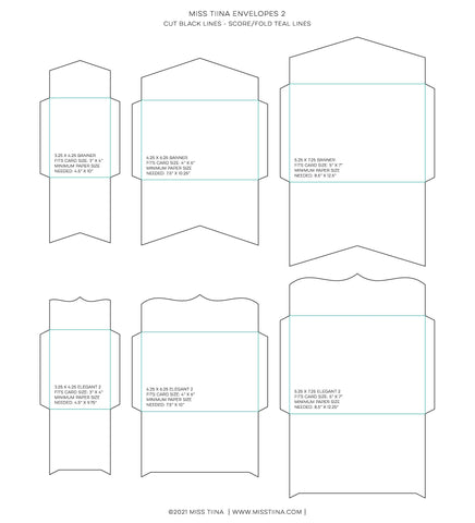 Envelopes 2 SVG SVG Miss Tiina 