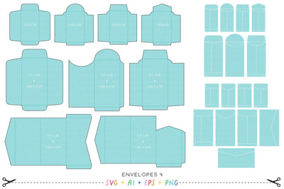 Envelopes 4 - Money SVG SVG Miss Tiina 