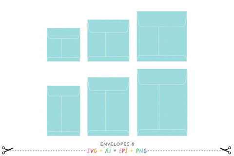 Envelopes 8 - Round Window SVG SVG Miss Tiina 